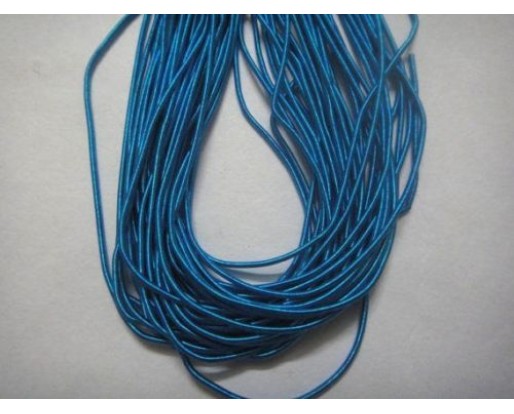 PEACOCK BLUE MATT - 150 Inches French Metal Wire Gimp Coil Bullion Purl - Smooth Regular - 3.80 Meters